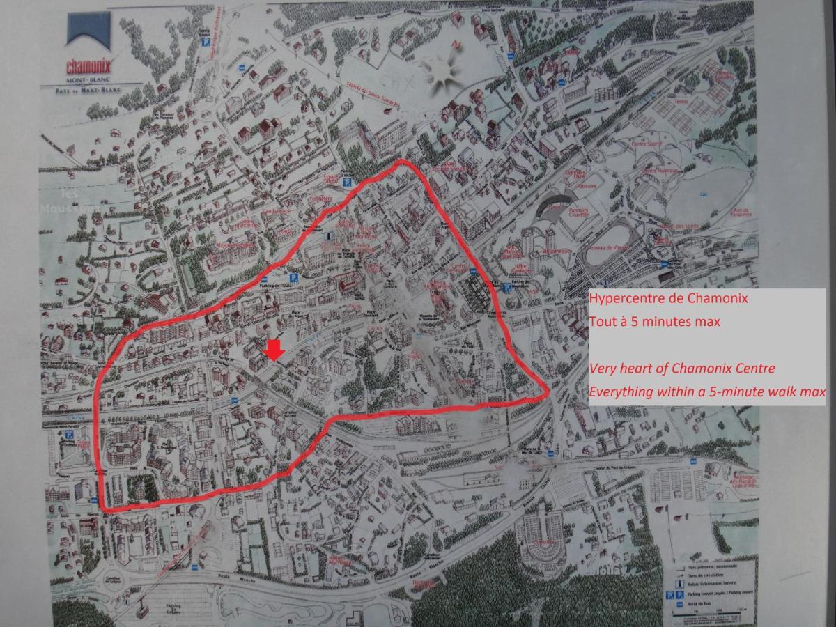 Cham'Heart, 4-Star Apartments In Chamonix Centre With Free Private Parking Exterior photo